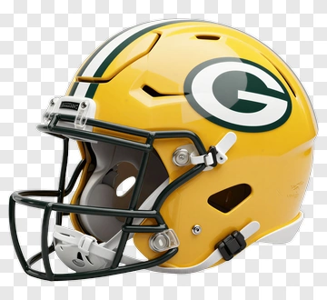 Green Bay Packers Football Helmet PNG