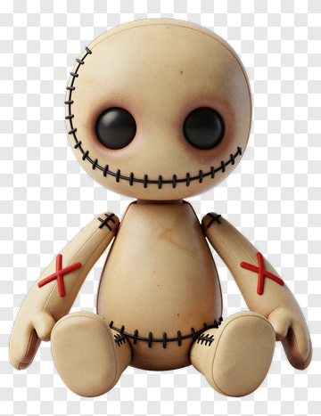 Voodoo Doll Figure PNG