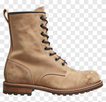 Brown Work Boot PNG