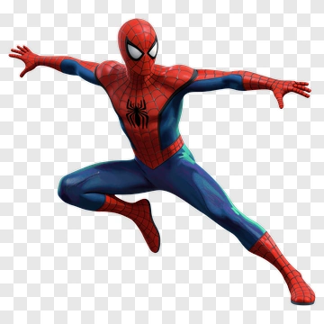 Spider-Man Posing In Action PNG