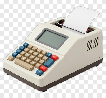 Calculator With Printer PNG