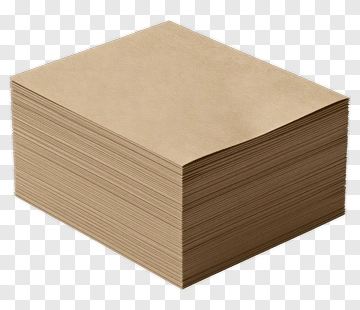 Stack Of Brown Paper Sheets PNG