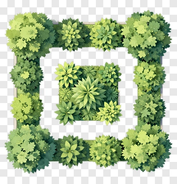 Colorful Garden Arrangement PNG