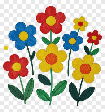Colorful Flower Bouquet PNG