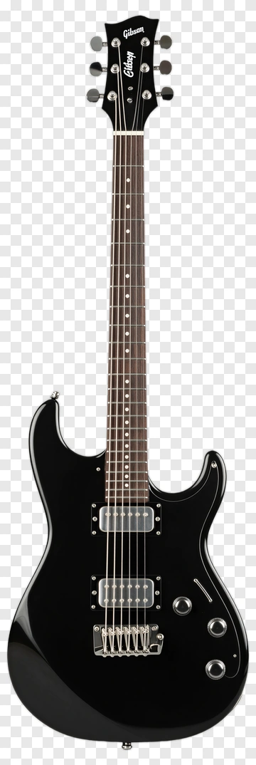 Black Electric Guitar PNG