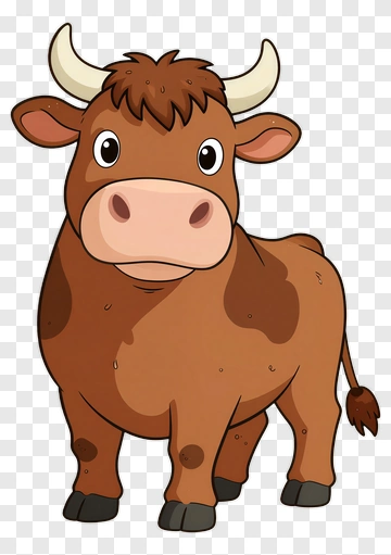 Cartoon Cow PNG