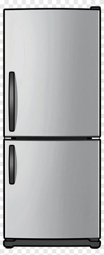 Silver Refrigerator PNG