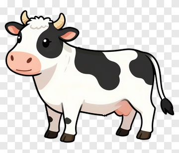 Cartoon Cow PNG