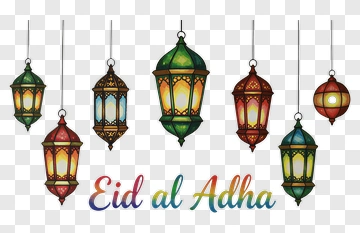 Colorful Lanterns For Eid Al Adha PNG