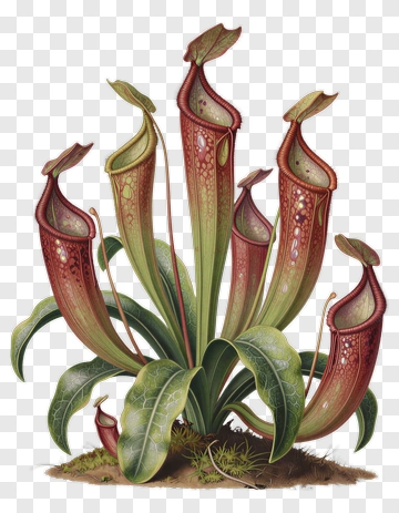 Colorful Pitcher Plant PNG