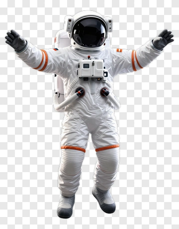 Astronaut Floating In Space PNG