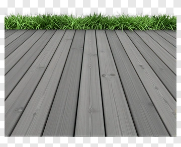 Wooden Deck With Grass PNG