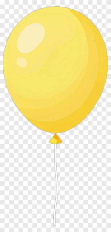 Yellow Balloon PNG
