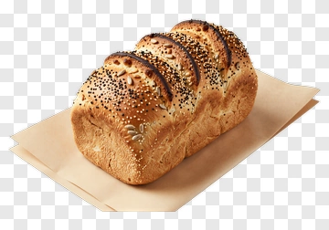 Sesame Seed Bread Loaf PNG