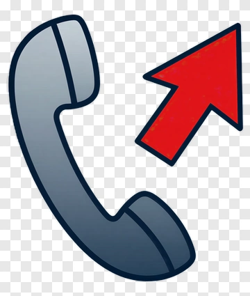 Phone Icon With Upward Arrow PNG