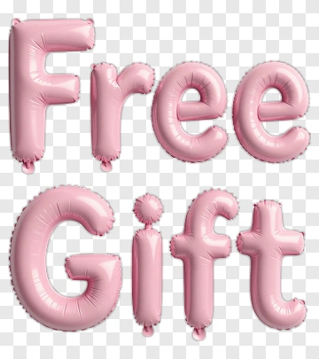 Pink Free Gift Balloons PNG