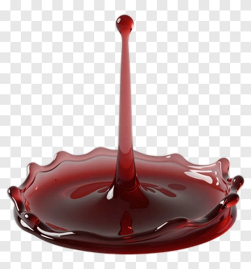 Red Liquid Splash PNG