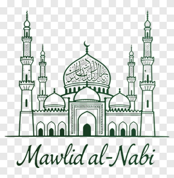 Mawlid Al-Nabi Mosque Illustration PNG