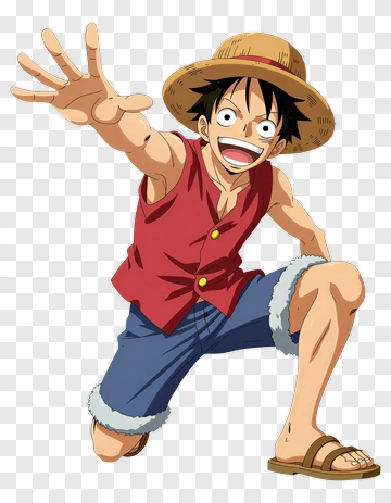 Cartoon Character In A Straw Hat PNG