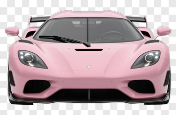 Pink Sports Car PNG