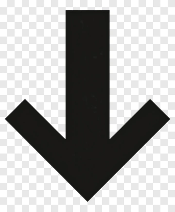 Black Downward Arrow PNG