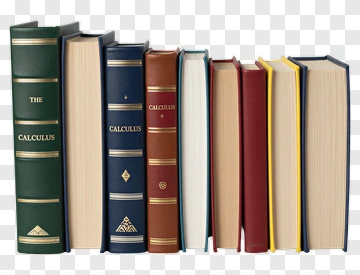 Stack Of Calculus Books PNG