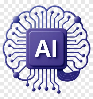 Ai Brain With Circuit Design PNG
