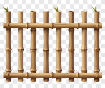 Bamboo Fence PNG