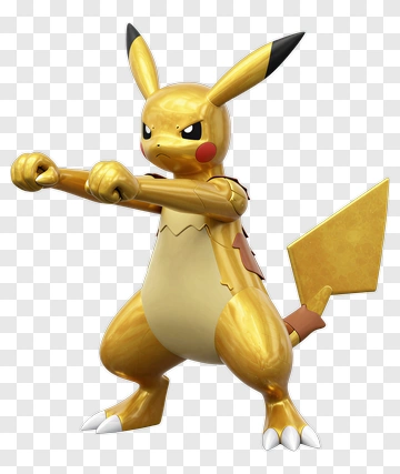 3D Pikachu Performing An Action PNG