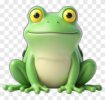 Cartoon Frog PNG