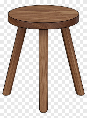 Wooden Stool PNG