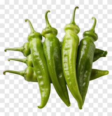 Green Chili Peppers PNG