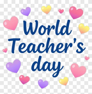 World Teacher's Day Celebration PNG