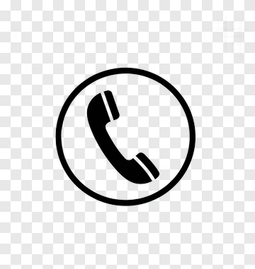 Telephone Icon In Circle PNG