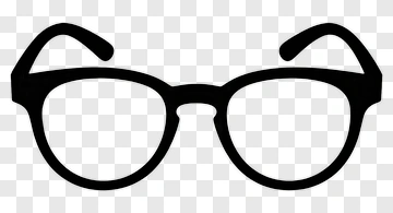 Black Glasses PNG