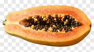 Ripe Papaya With Seeds PNG