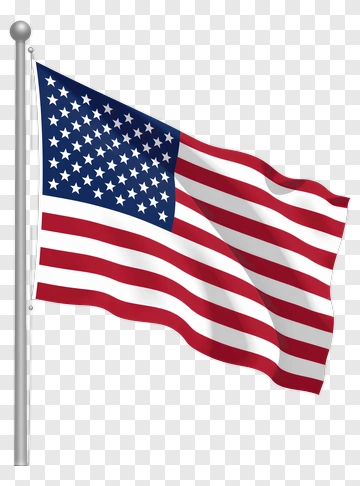 American Flag Waving PNG