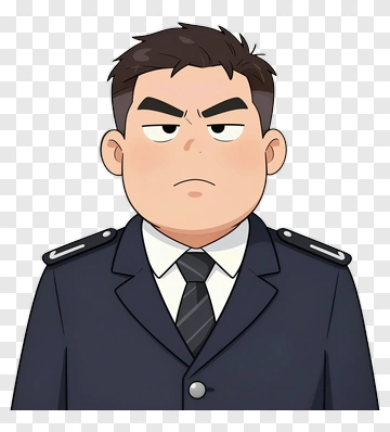 Cartoon Police Officer PNG