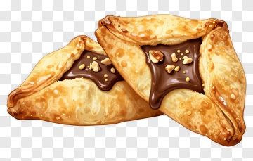 Chocolate Pastry Filled With Nuts PNG