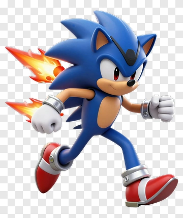 Sonic The Hedgehog Running Fast PNG