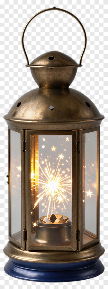 Lantern With Sparkling Light PNG