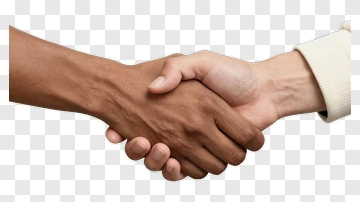 Handshake Between Two People PNG