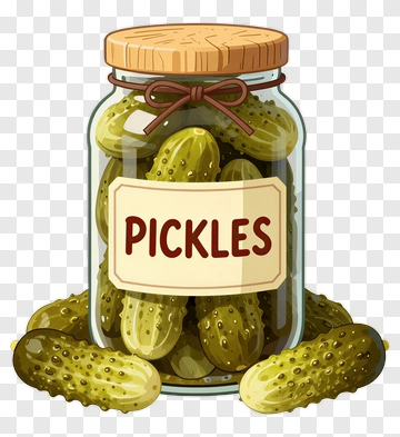 Jar Of Pickles PNG