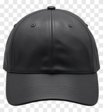 Black Baseball Cap PNG