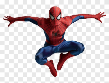 Spider-Man Jumping In Action PNG