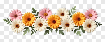 Colorful Flower Bouquet PNG
