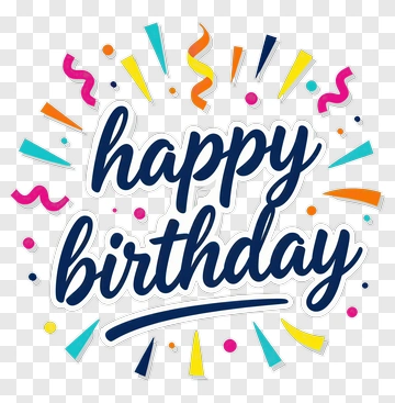 Happy Birthday Celebration PNG