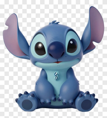 Cartoon Alien Character Sitting PNG
