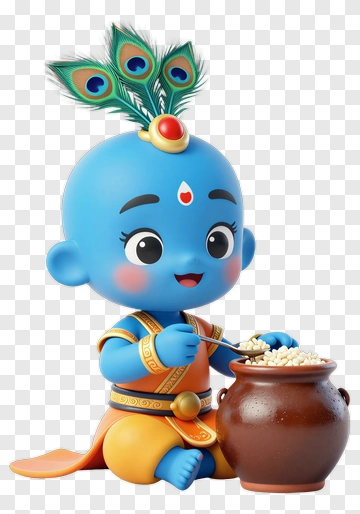 Cartoon Character Holding A Pot Of Food PNG