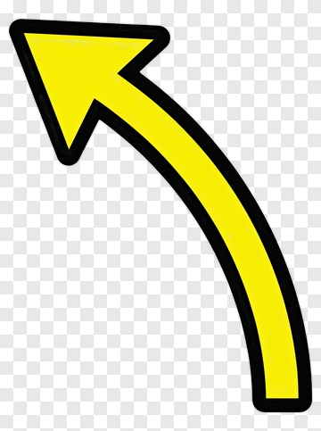 Yellow Arrow Pointing Right PNG